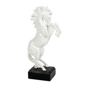 Resin  white horse